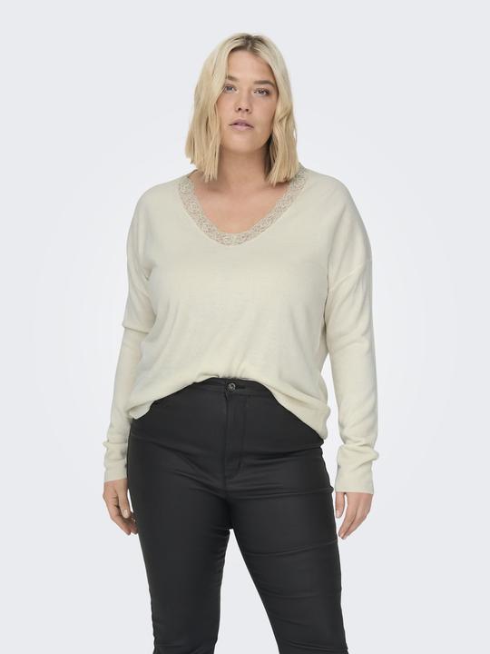 Produktbild Only Curvy V-Ausschnitt Strickpullover (M)
