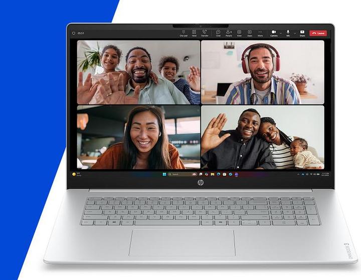 Produktbild HP OmniBook 3 Laptop 17-dp0657ng AMD Ryzen™ 5 40 43,9 cm (17.3") Full HD 16 GB LPDDR5-SDRAM 1 TB SSD (17.30", 1000 GB, 16 GB, DE)