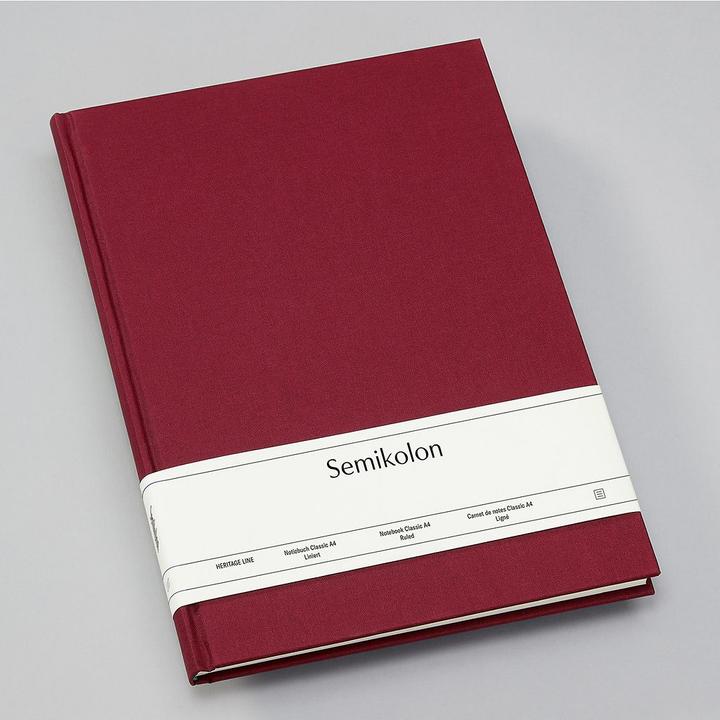 Image du produit Semikolon Classic (A4, À rayures, Couverture rigide)