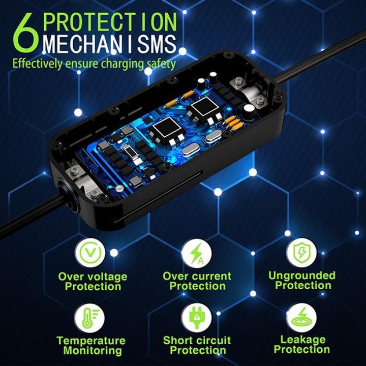 Produktbild Qoltec Mobile Ladestation (Typ 2, 16 A)