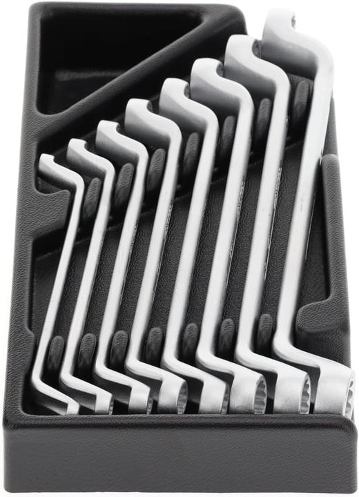 Actual product image Gedore 1500 ES-2 Double ended ring spanner set in 1/3 ES module (10 mm, 11 mm, 12 mm, 13 mm, 14 mm, 15 mm, 16 mm, 17 mm, 18 mm, 19 mm, 20 mm, 22 mm, 6 mm, 7 mm, 8 mm, 9 mm)