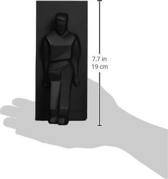 Actual product image Kikkerland Bookends Leaning Men (BE01L) (20 x 9 x 10 cm)