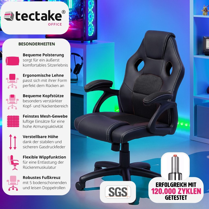 Immagine prodotto tectake Sedia da gioco racing Mike