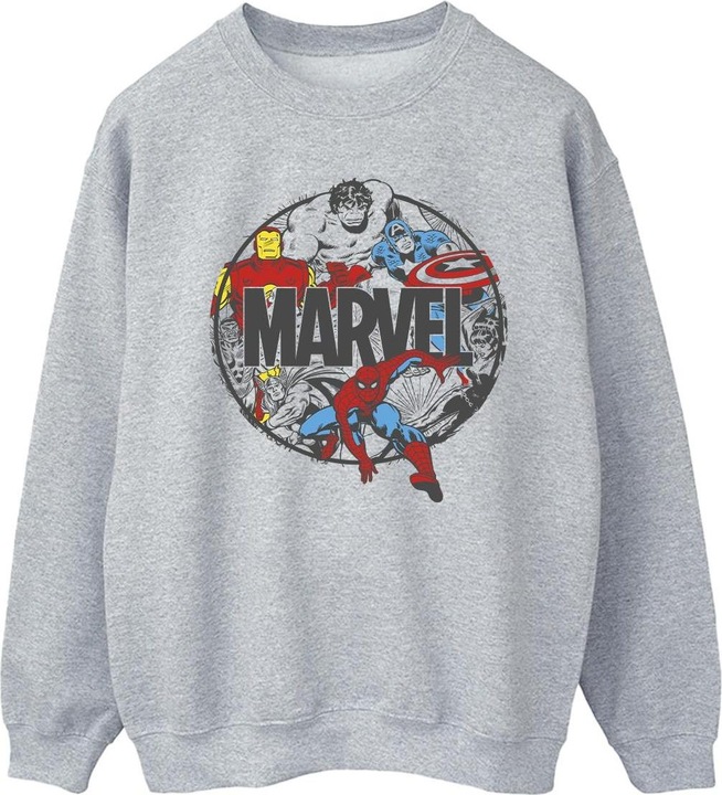 Actual product image Mens Comics Character Circle Sweatshirt (M)