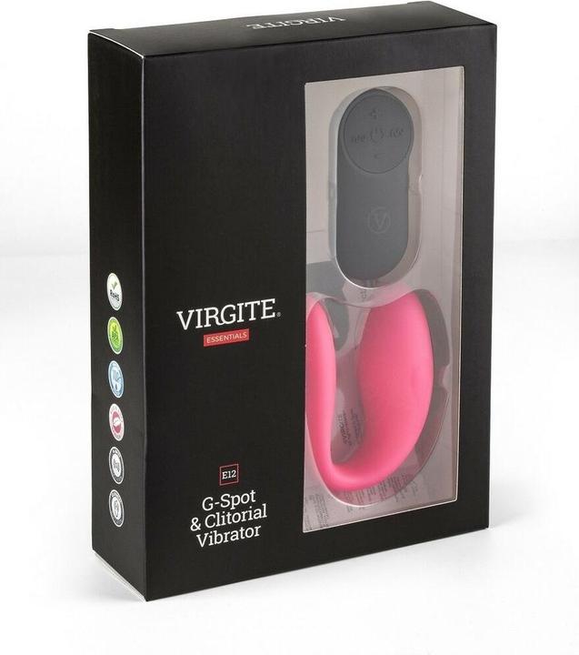 Actual product image Virgite G-Spot & Clitorial Vibrator E12 Rosa