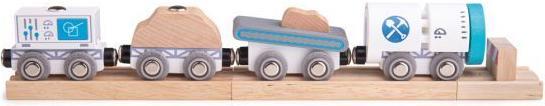 Actual product image Bigjigs Tunnel boring machine train