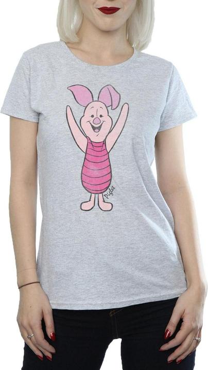 Immagine prodotto Winnie the Pooh Maglietta Donna/Ladies Piglet Heather (XXL)