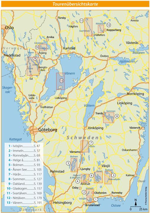 Produktbild Kanu Kompass Südschweden