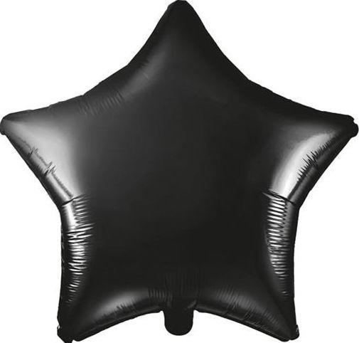 Produktbild Partydeco Sternballon Schwarz 48cm (1x)