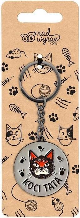 Nadwyraz Papa-Katze-Schlüsselanhänger