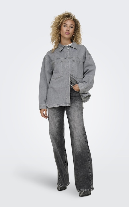 Image du produit Only Onlemmie L/S Shirt Grey Dnm Azg Noos (S)