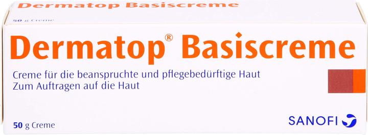 Actual product image Sanofi Dermatop base cream for stressed skin and skin in need of care, 50 g cream (24h cream)