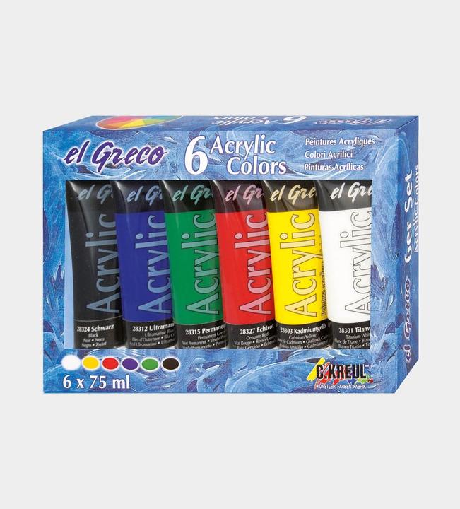 Produktbild Kreul el Greco Acrylic 6er Set (450 ml)