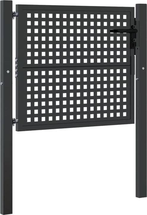 Produktbild vidaXL Gartentor Anthrazit 300x225 cm Stahl, Farbe: Anthrazit