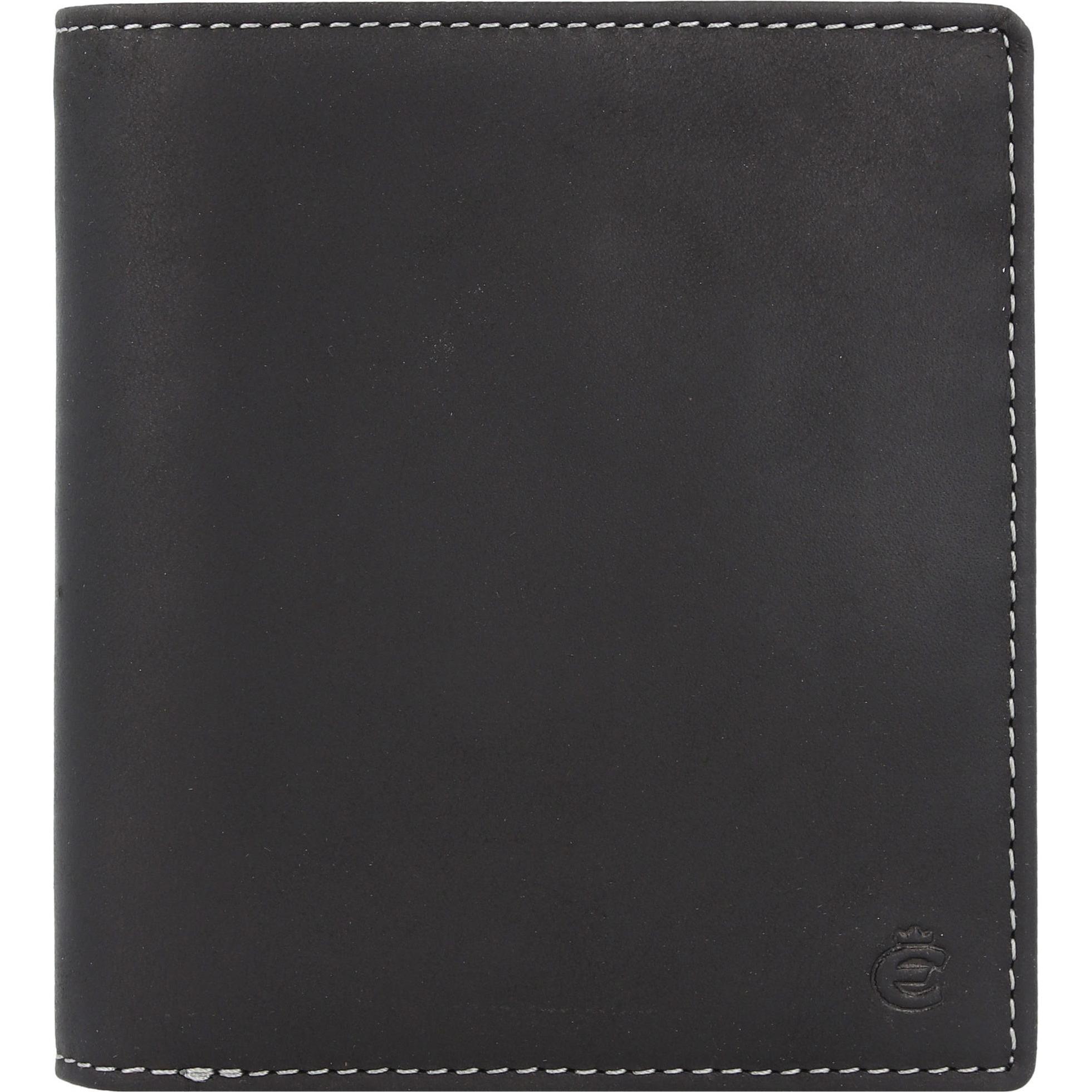 Esquire, Herren, Portemonnaie, Dallas Geldbörse RFID Schutz Leder 11 cm, Schwarz