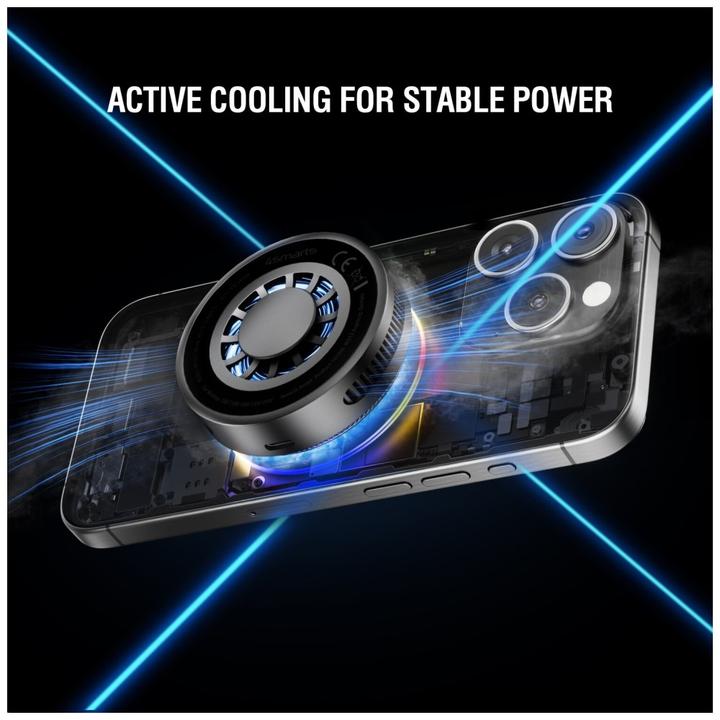 Produktbild 4smarts Qi2 25W / MagSafe Ladegerät-Set mit Kühlung RGB (25 W)