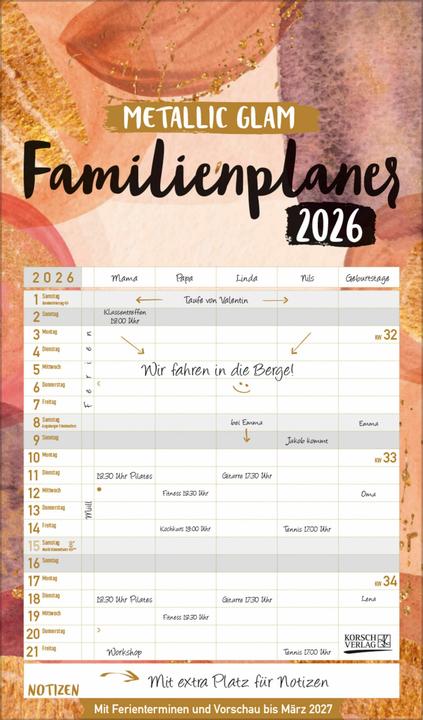 Metallic Glam (27 x 46 cm, Hardcover, German)