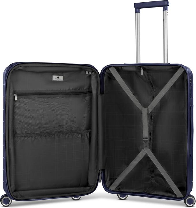 Image du produit Franky London 4 rollers Trolley M 42 cm with extensible fold (59 l)