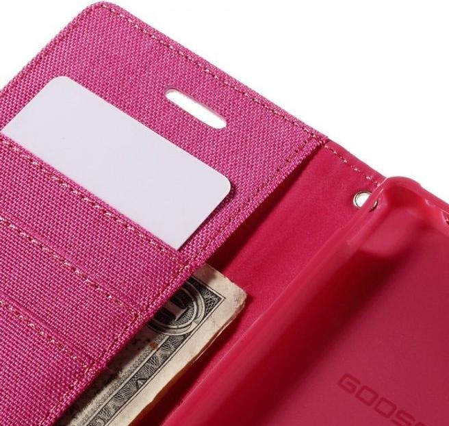 Actual product image Goospery Canvas Diary Series (Sony Xperia M4 Aqua)