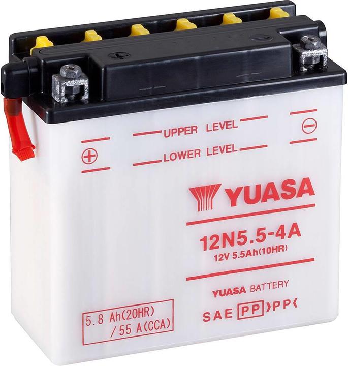 Produktbild Yuasa 12N5.5-4A 12 (12 V, 5.50 Ah, 55 A)