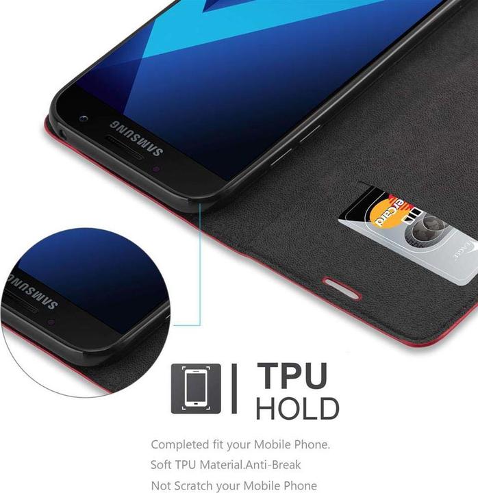 Actual product image Cadorabo Book Invisible Magnet Cover (Samsung Galaxy A7 (2017))