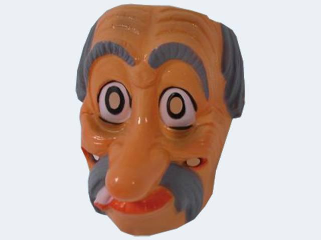 Immagine prodotto Festartikel Müller Maschera teatro maschera viso uomo vecchio marrone-bianco taglia unica