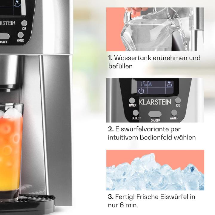 Actual product image Klarstein Ice cube machine
