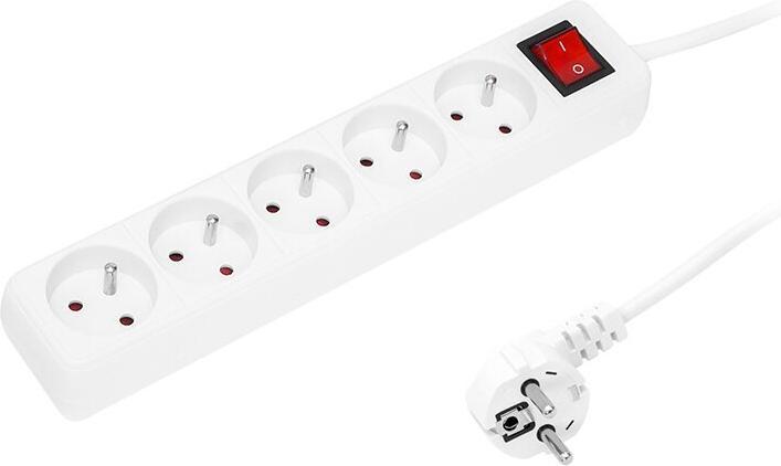 Produktbild Blow Netzkabelverlängerung 5G 3M Weiss 98-738# (3 m)