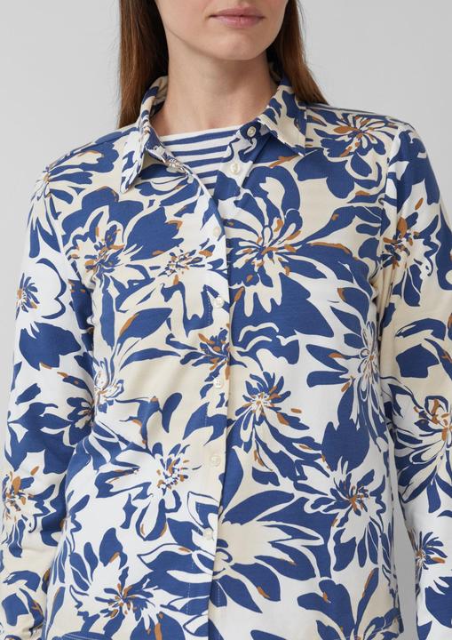 Produktbild s.Oliver T-Shirt Elastische Jerseybluse (48)