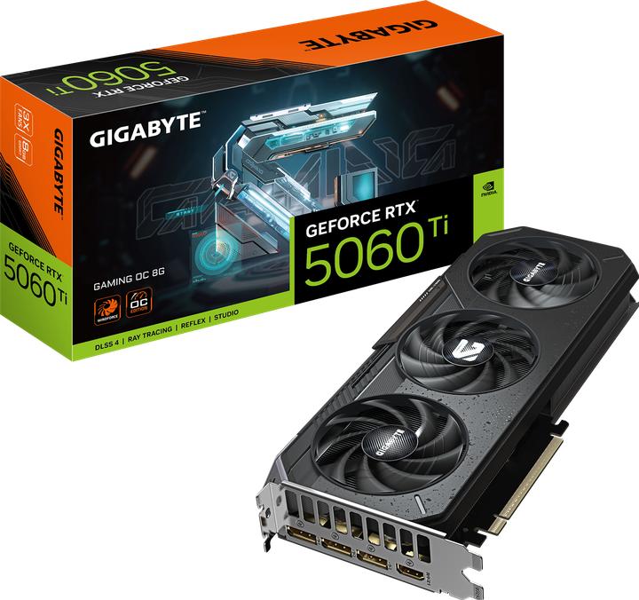 Actual product image Gigabyte GeForce RTX 5060 Ti Gaming OC (8 GB)