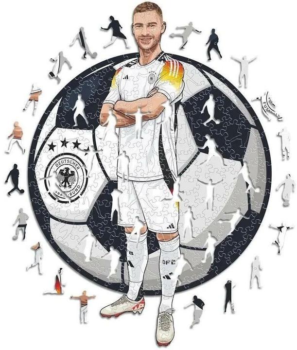 Iconic Joshua Kimmich (Deutsche Nationalmannschaft) - Holz Puzzle Grösse M (270 Teile) (270 Teile)
