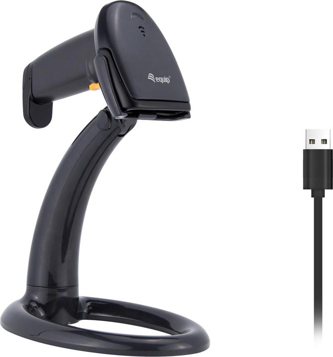 Actual product image equip Barcode handheld scanner CCD cable USB black (1D barcodes)
