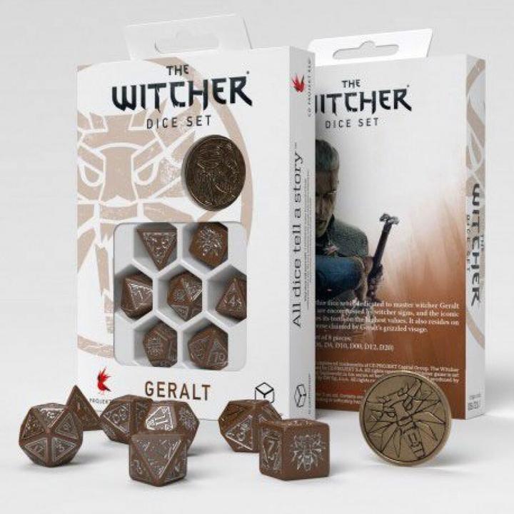 Immagine prodotto Q Workshop Dadi The Witcher - Geralt: il compagno di Roachs (7)