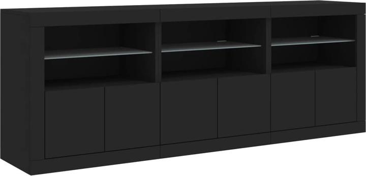 Image du produit vidaXL Sideboard mit LED-Leuchten (181.50 x 37 x 67 cm)