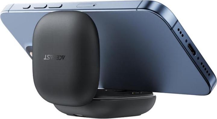 Actual product image Acefast W4 TWS wireless in-ear headphones with phone stand function - Black (7 h, Wireless)