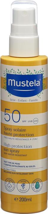 Immagine prodotto Mustela Alta protezione (Spray solare, SPF 50, 200 ml, 240 g)