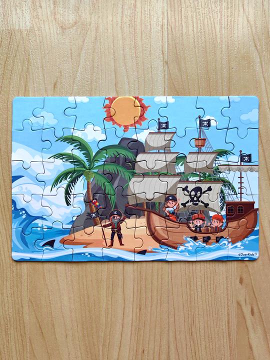 Immagine prodotto DoerKids Mini puzzle - Pirateschi 40 pezzi (40 pezzi)