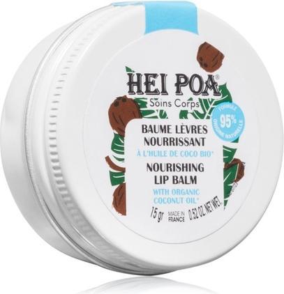 Immagine prodotto Hei Poa Balsamo labbra all'olio di cocco 15 g - Balsamo nutriente con olio di cocco (Balsamo per le labbra)