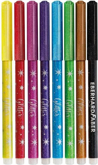 Produktbild EberhardFaber Fasermaler Glitter (8 x)