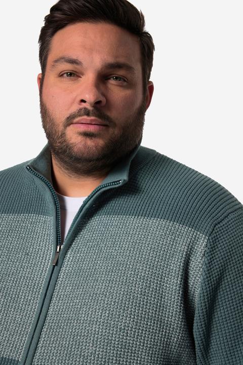 Produktbild Men+ Strickjacke, Stehkragen, Zipper (XXL)