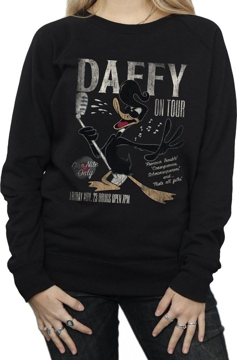 Produktbild Looney Tunes Daffy Duck Concert Sweatshirt (L)