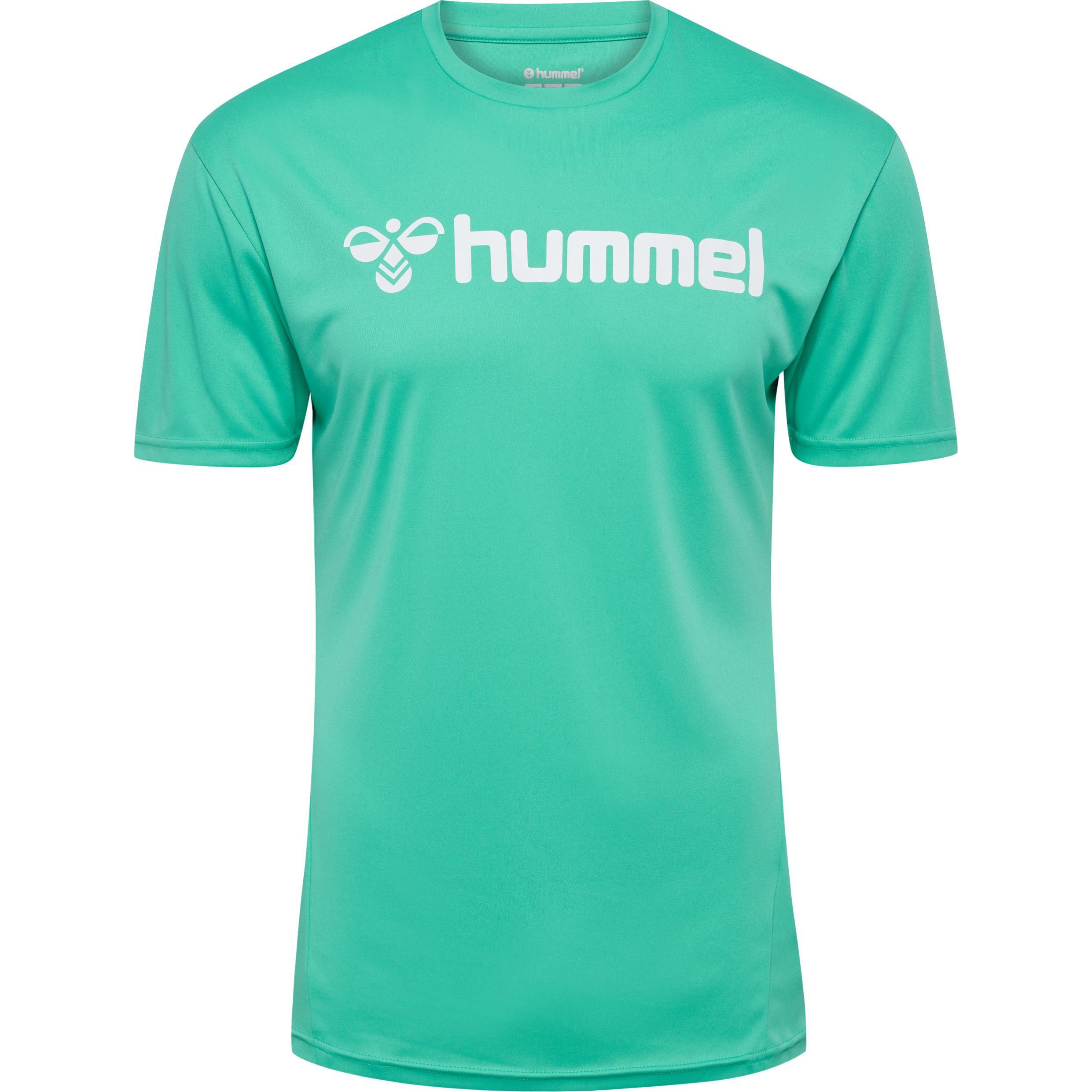 hummel, Herren, Sportshirt, hmlLOGO JERSEY S/S (M), Grün, M