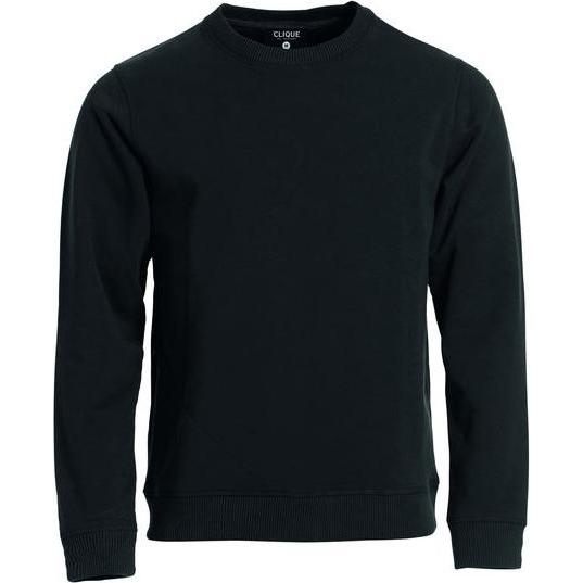 Clique, Herren, Pullover, Sweatshirt Classic Roundneck schwarz, Schwarz, (L)