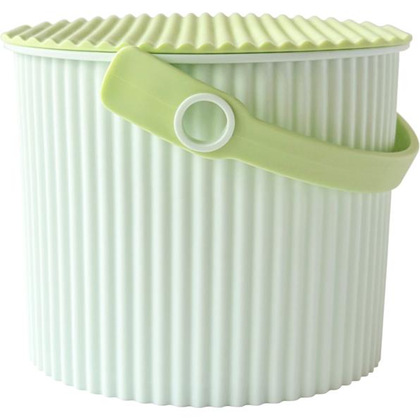 Hachiman, Portagiochi, Aufbewahrungseimer Omnioutil Mini, Kunststoff, Melonengrün, 4 L, 247333