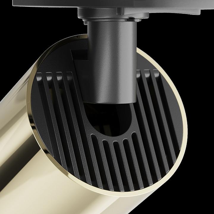 Image du produit Maytoni Focus Lampe sur rail GU10 monophasée orientable noir or (GU10)