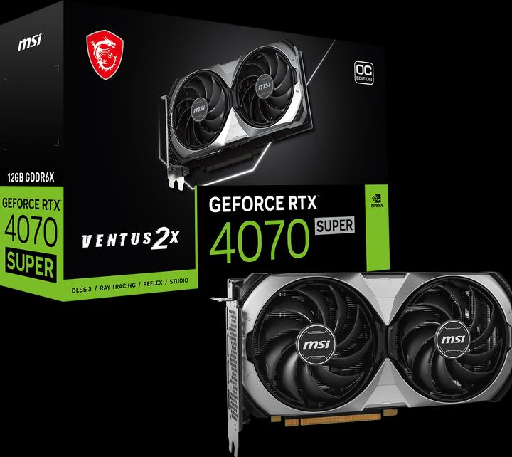 MSI GeForce RTX 4070 SUPER 12G VENTUS 2X OC (12 GB)