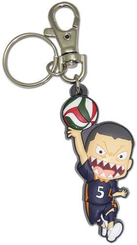 Actual product image Getc Haikyu!! porte-clés en PVC Tanaka