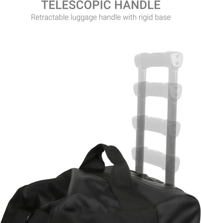 Productafbeelding Lifeventure Expedition Wheeled Duffle, 100 Litre Rigid-Base, Black (100 l)