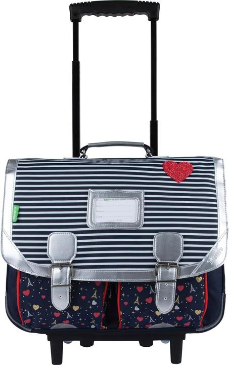 Immagine prodotto Campeny Trolley scolastico robusto con due scomparti e ruote