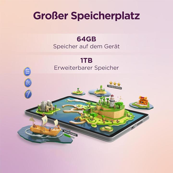 Actual product image Lenovo TB311FU (10.10", 64 GB, Polar Blue)